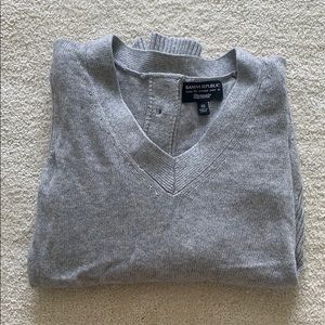 Gray Banana Republic Merino Wool Sweater